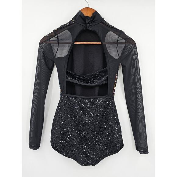 Weissman Dancewear Girl's Black Dance Costume/Fairy Dress Up/Photos - Picture 2 of 8